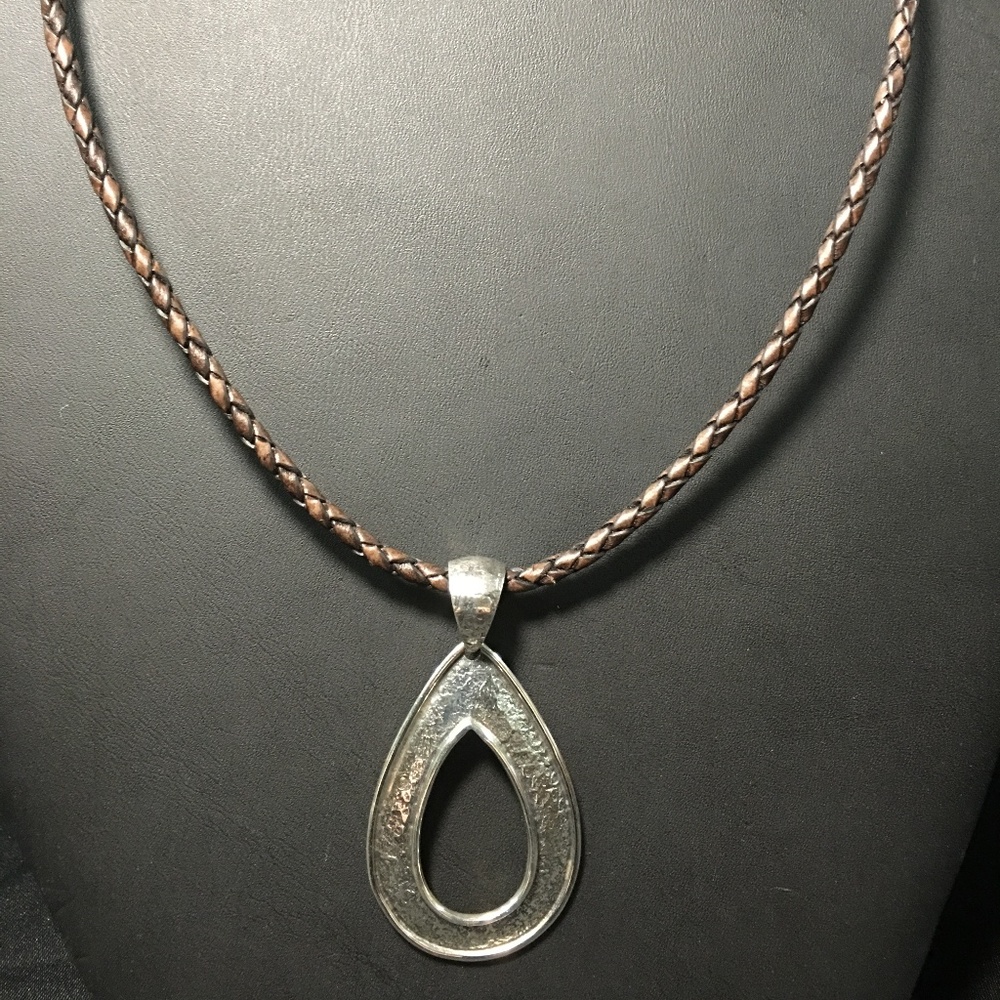 Silpada  Braided Leather necklace N1714